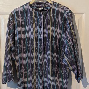 El Huarache Vintage Cardigan Ethnic Guatemala Design, Size M